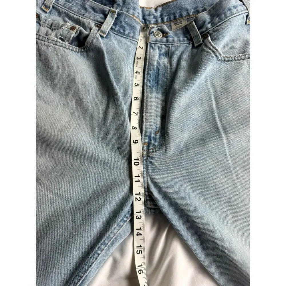 Vintage Levis 505 Orange Tab Jeans Mens 36x30 Made in Mexico Straight Leg 90s